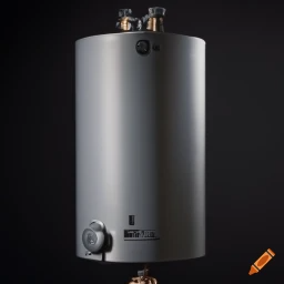 How do you remove calcium deposits from an electric water heater