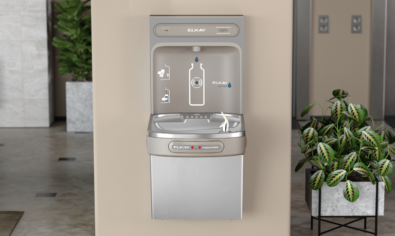 how to install an Elkay water bottle filler